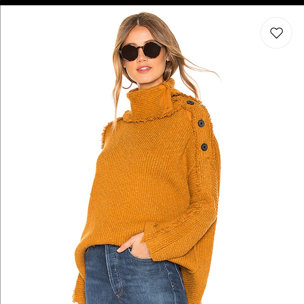 Free People on your side sweater brand new💕